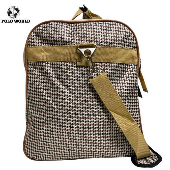 POLO WORLD -Tas Pakaian Jumbo Big Size 80L - Bahan Nilon Motif Batik Tebal dan Kuat Travel Mudik