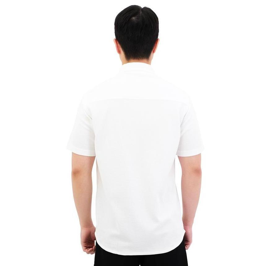 POSHBOY Kemeja Berlin White - Kemeja Lengan Pendek Termurah