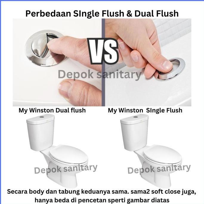 Closet duduk American standard My wingston single flush/ closet duduk