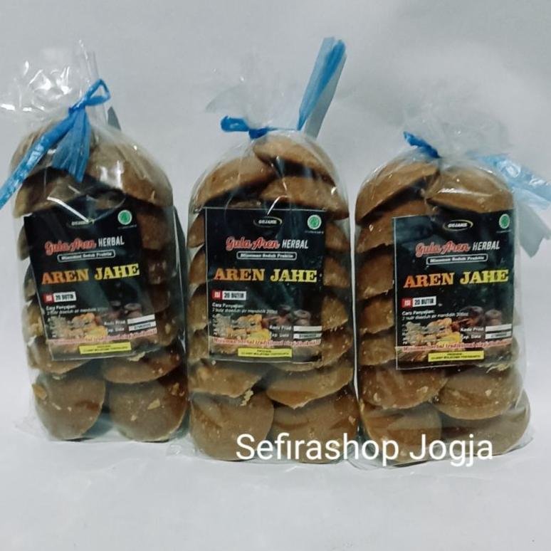 Gujahe | Gula Aren Rasa Jahe Kemasan 500 Gram / Wedang Gula Jawa Aren / Minuman Herbal Tradisional A