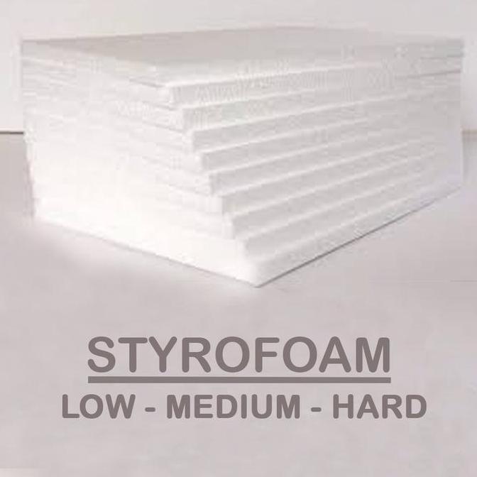 Termurah / Hot Sale Styrofoam 100X50, Styrofoam Lembaran, Styrofoam Hard, Medium, Low
