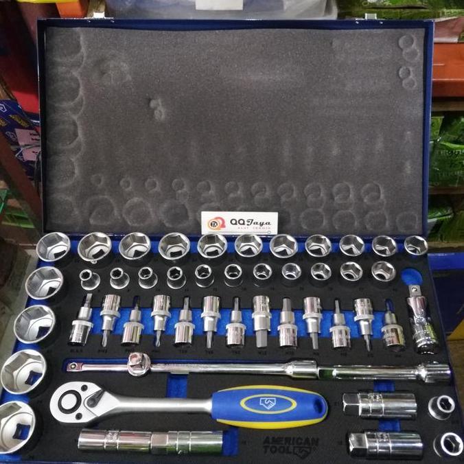 Kunci sok set American tool paket 50 pc - Heavy duty