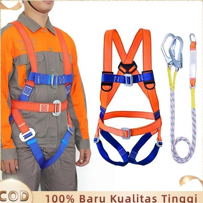 bavirohenam - body harness safety double hook safety body harness 2m legion safety harness safety bo