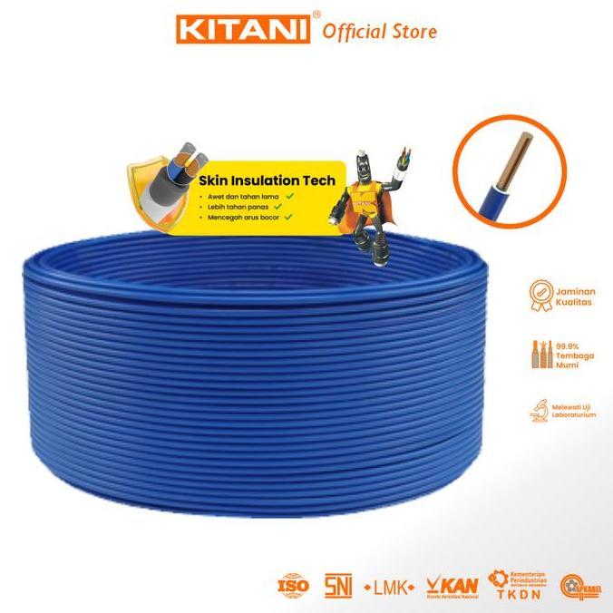 Kitani - Nya 2.5 Mm - 100 Meter - Kabel Listrik Tembaga Kawat