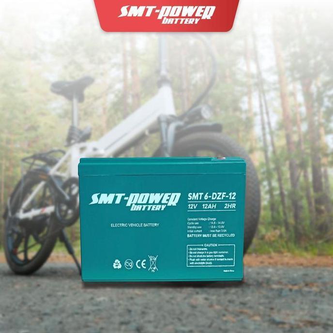 AKI SELIS SMT 12V 12AH AKI SEPEDA LISTRIK BATERAI AKI MOTOR LISTRIK