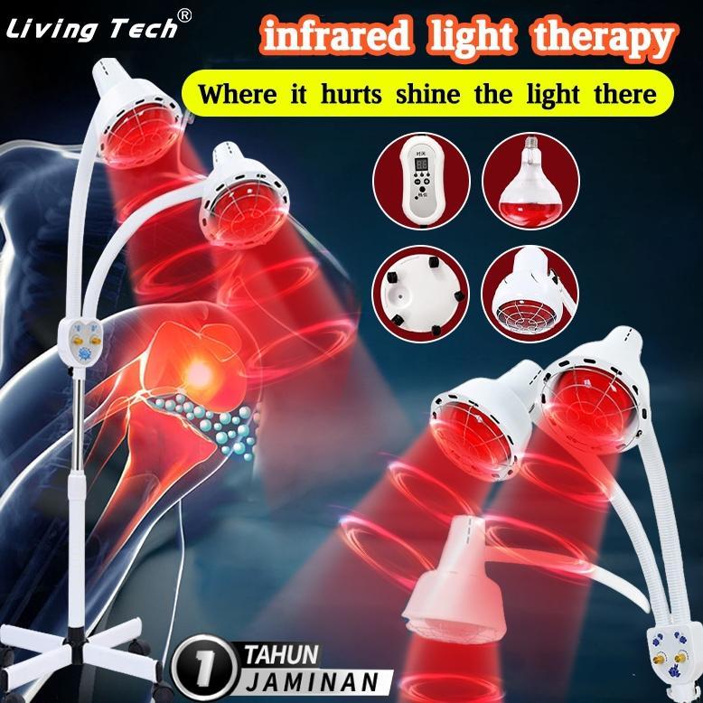Lampu Terapi Fisioterapi Infrared 275W berdiri / elektrik pemanas infrared kesehatan fisioterapi per