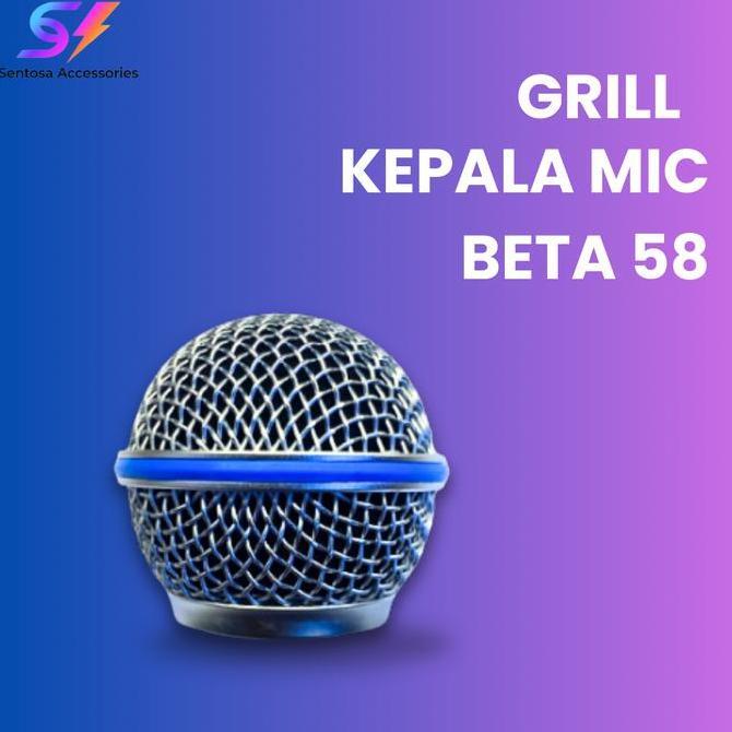 Singover- Kepala Mic Beta 58| Grill Mic Beta 58 | Kepala Mic Shure Beta | Kepala Mic Krezt Beta 58