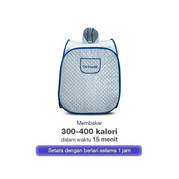 Yupp- De Hoom Steam Sauna Portable- Garansi 1 Tahun - Cod - Free Bonus Kursi