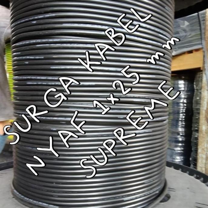 Nyaf 1X25 Mm Supreme/ Nyaf 1 X 25 Mm/ Kabel Serabut 25 Mm/ Kabel Nyaf