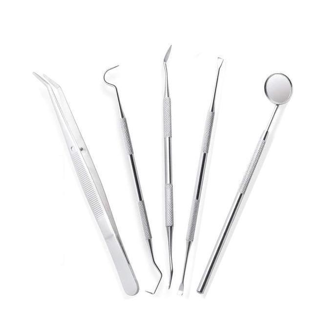 Willll- Pinset Gigi Sonde Spregel Alat Periksa Pembersihan Gigi Dental Scaling Mulut Peralatan Gigi 