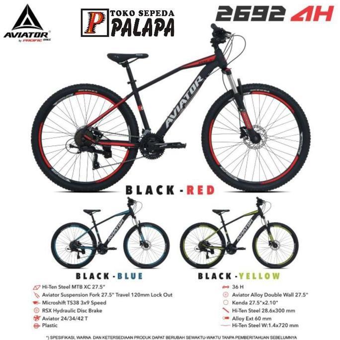 Terlaris Mtb 27.5 Aviator 2692 Ah New Sepeda Gunung