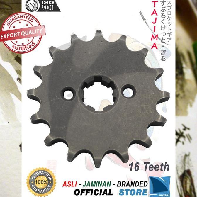 Gigi Tarik 420-16T HONDA Astrea C70 Gir Depan Sprocket Gear TAJIMA