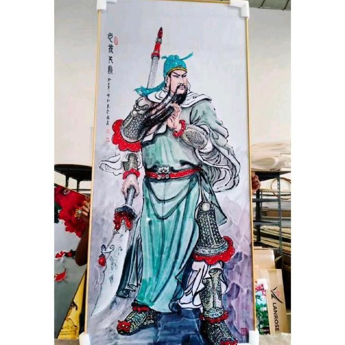 Lukisan Porcelain diamond 5D lukisan gambar dewa kwan te kong