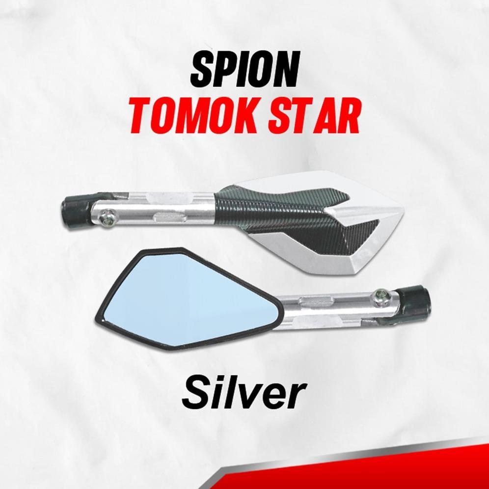 PROMO VRD SPION TOMOK STAR V2 WARNA SILVER UNIVERSAL SEMUA MOTOR