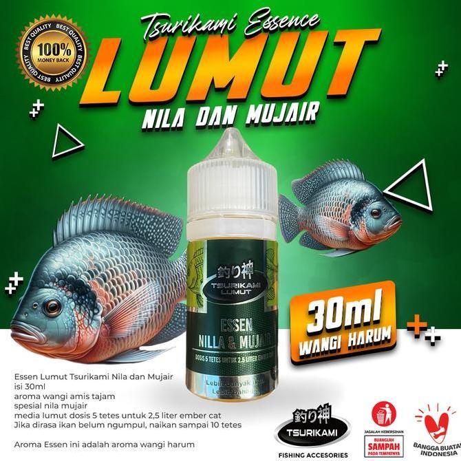 Essen Lumut Tsurikami Cocok Buat Umpan Ikan nila dan Mujair Lure Essen Juga Bisa buat Patin