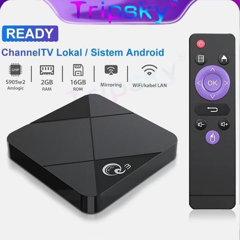 Hot Deals Stb Android Box Tv Ram 2Gb 16Gb Q3 Android 9/Mxq Pro 4K