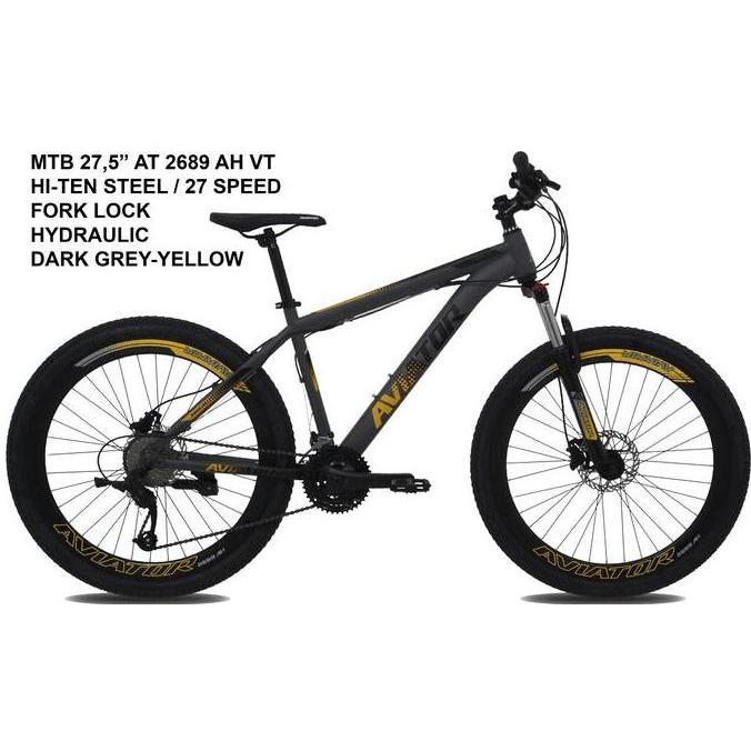 Terlaris Sepeda Gunung / Mtb 27.5" Aviator 2689 Ah Vt