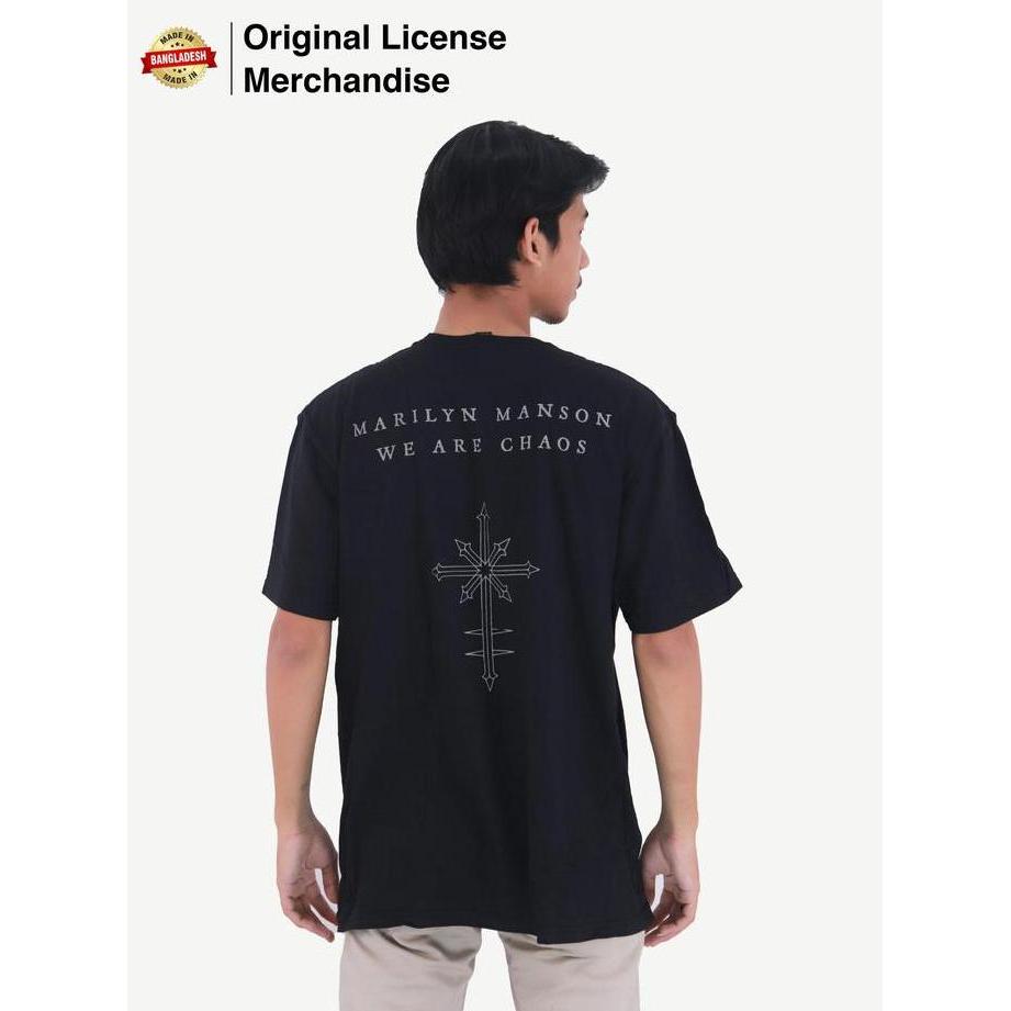 Kaos Baju Tshirt Metal Rock Musik MARILYN MANSON Original We Are Chaos