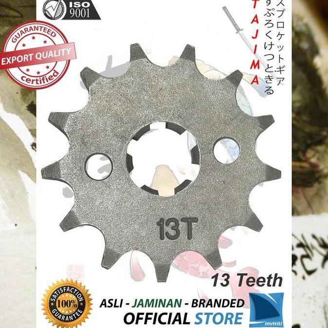 Gigi Tarik 420-13T HONDA Revo Gir Depan Sprocket Gear TAJIMA