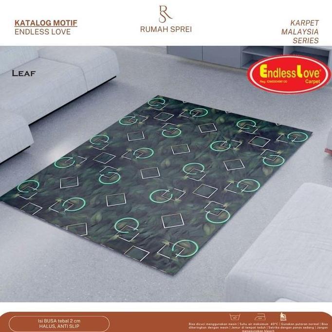 Diskon Karpet Busa Malaysia - Endless Love - Besar - 150 X 190