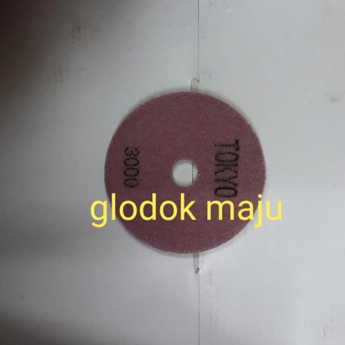 Diamond Pad TOKYO KOSOKU 4" Grit #3000 Polishing Pad Granit