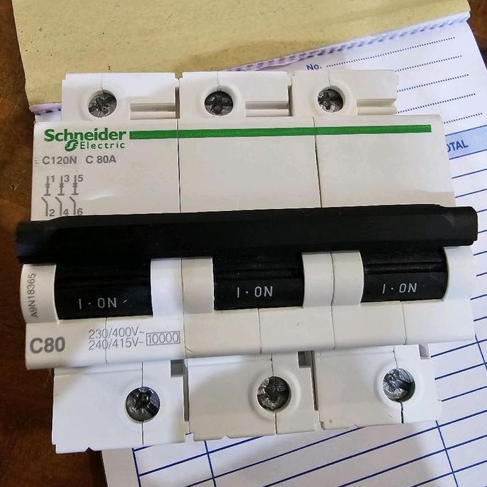mcb Schneider C120N 3P 80A original