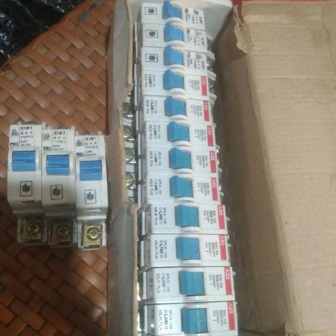 MCB PLN 4A,6A 1PHASE BBC ABB ORIGINAL