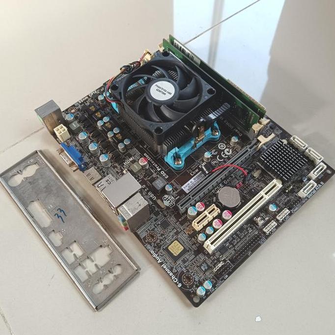 BEBAS ONGKIR - Motherboard Mobo AMD FM2+ | Bonus Processor RAM