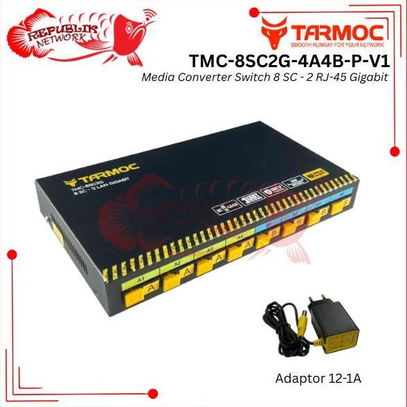 TERBARU - Media Converter 8 SC 2 Port Gigabit LAN / 8 FO 2 LAN Gigabit| 8FO 2LAN