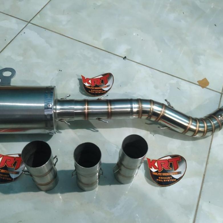 HOT DEALS Slip on 38 ke 38 Free 2 per Sambungan Memperpanjang Knalpot Racing Klx Crf Dtracker Vario 