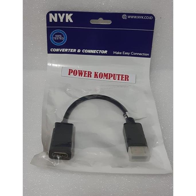 DV275 - NYK Converter DisplayPort to HDMI - Kabel Display Port to HDMI