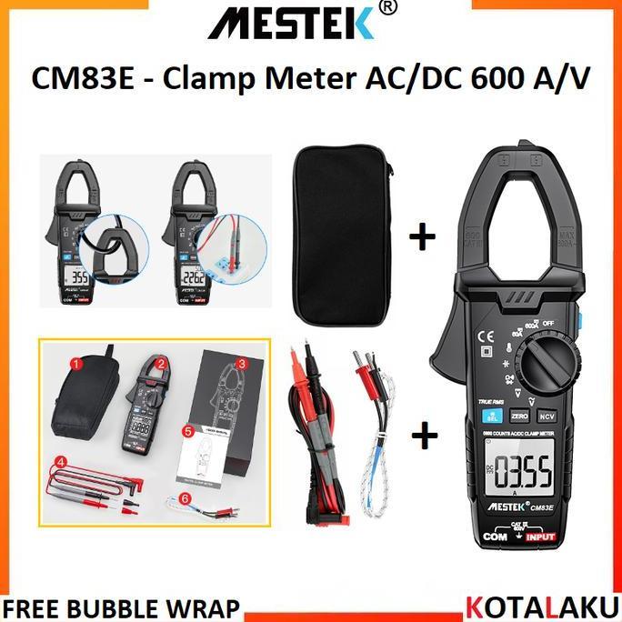 MESTEK CM83E CM 83E DIGITAL CLAMP METER TESTER TANG AMPERE