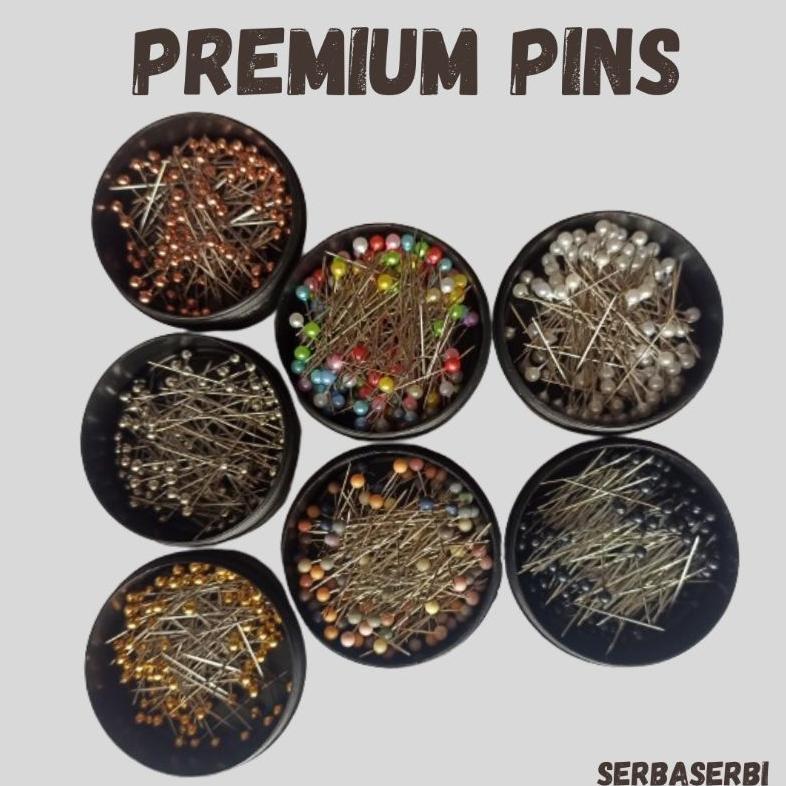 Premium Pins / Jarum Pentul Premium Stainless/ Peniti Hijab /Peniti bohlam set /Peniti kecil hijab 2
