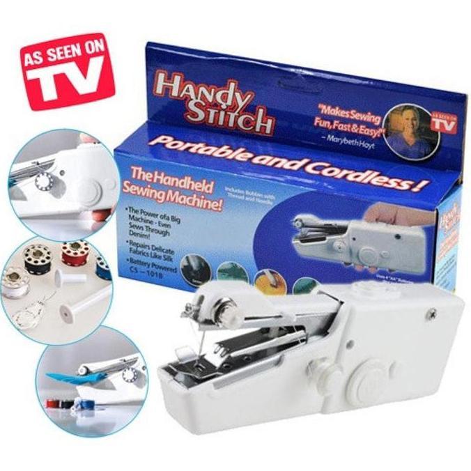 Mesin jahit tangan otomatis Handy Stitch Portable Sewing Machine Y2228 ready