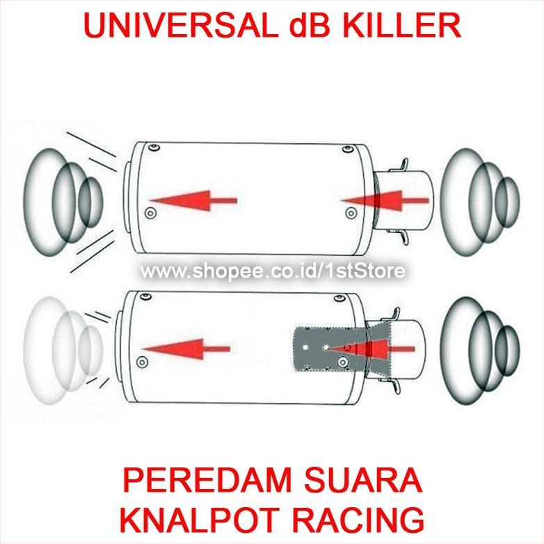 HOT DEALS UNIVERSAL DB KILLER PEREDAM SUARA KNALPOT RACING INLET 50-51MM WRX R9 DBS CLD AKRAPOVIC SC