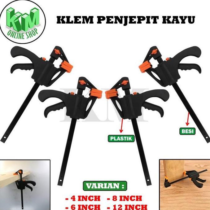 Alat Penjepit Kayu Serbaguna Clamp F Jepit Papan Kayu Allshop