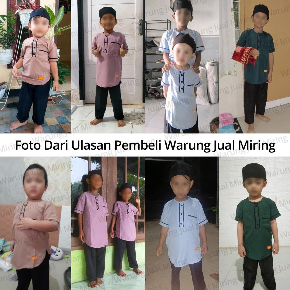 Promo Setelan Koko Anak 0-9 Tahun Sarkoci Set Baju Celana Panjang Peci Kemeja Laki Cowok Cowo Newbor