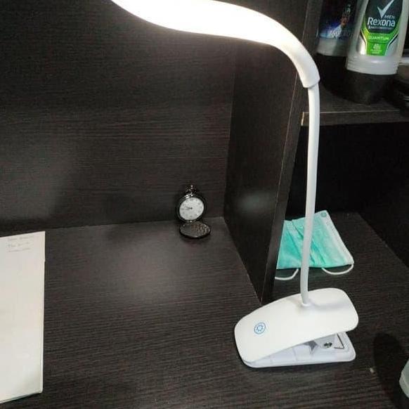 COLOWY Lampu Meja Belajar jepit MEJA - LED lampu baca - bisa di cas