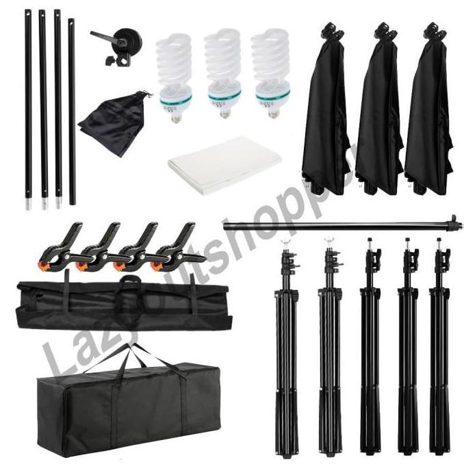paket softbox boom arm stand background