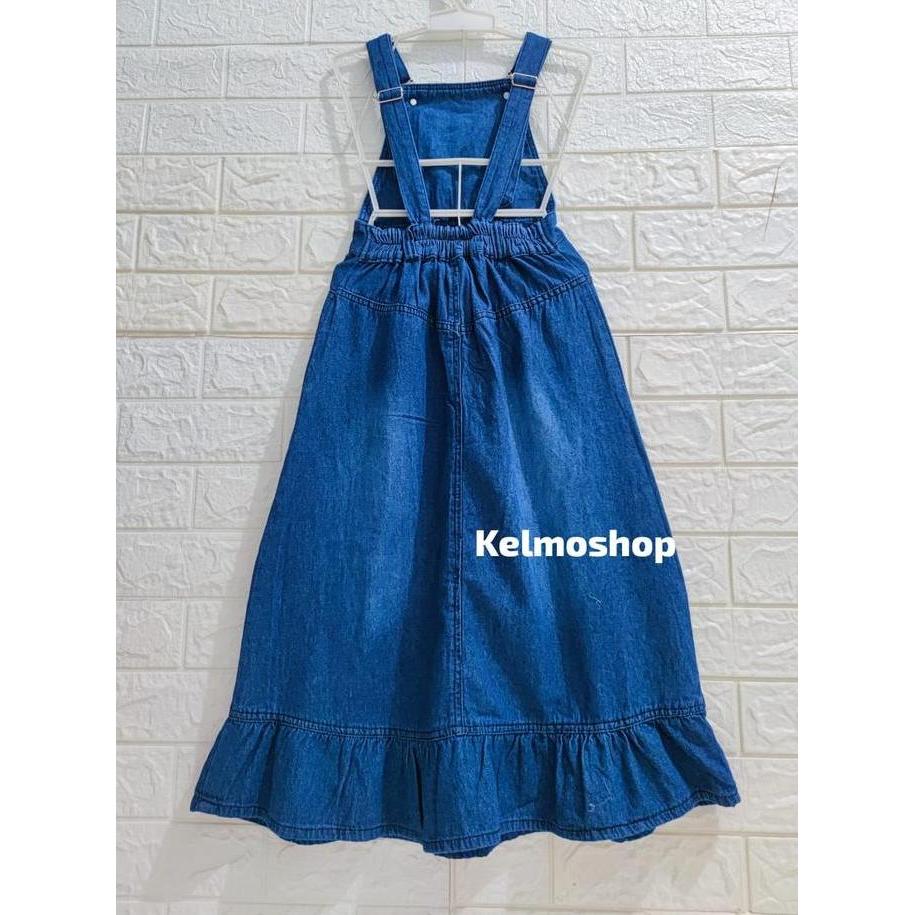 BL166 >> /wearpack/overall/jumsuit/rok kodok panjang jeans anak perempuan berkualitas/jeans anak/baj