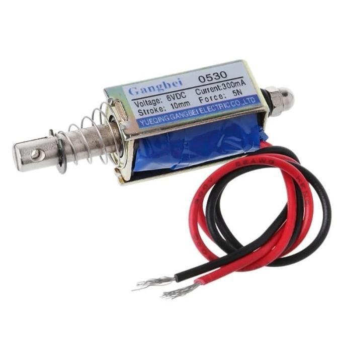 JF-0530B Push Pull Selenoid Electromagnetic Actuator mini 6V 12V 1A