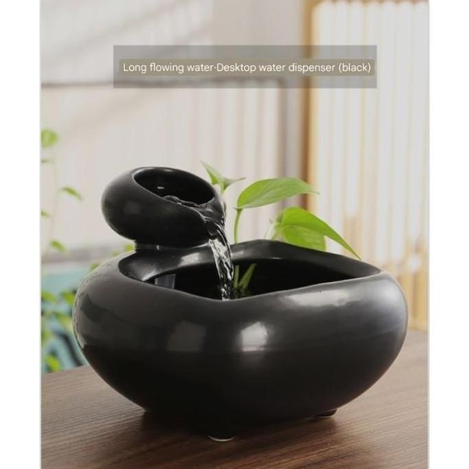 Dekorasi Rumah Menenangkan Kolam Ikan Mini atau Water Fountain untuk Peliharaan -  Pajangan Ornamen 