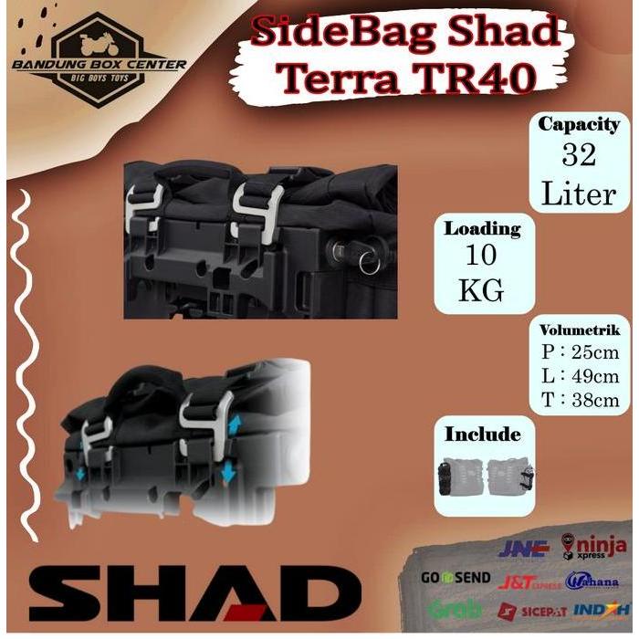SideBag Shad Terra TR40 Side Bag Shad Tas Samping Shad Terra TR 40