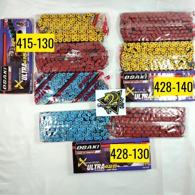 KYUSELLERSHOPS - RANTAI 415 SSS RANTAI TIPIS SSS RANTAI MOTOR SSS SB428-130L 415SB 130L