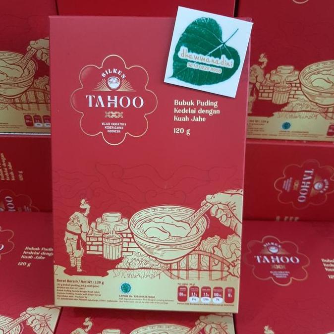 SILKEN TAHOO KUAH JAHE KEMBANG WEDANG TAHU INSTAN BUBUK PUDING KEDELAI KODE 68