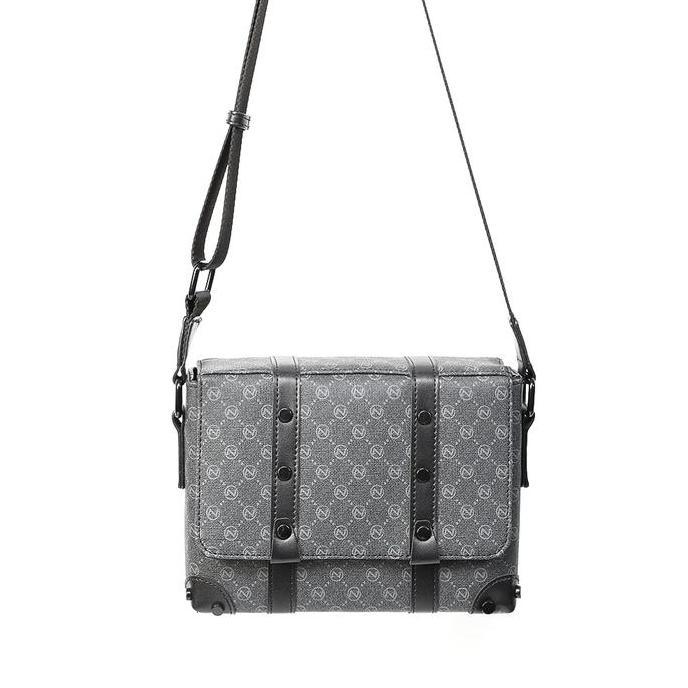 Ready Leather Concept Keanu Tas Selempang Pria Kulit Tas Kulit Cowok Tas Pria Tas Jalan Hitam | Orig