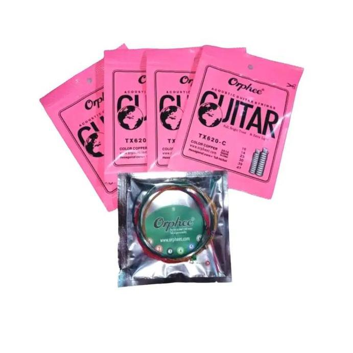 Altwill- Senar Gitar Orphee Akustik Warna Warni Senar Gitar Orphee Akustik 010 Original