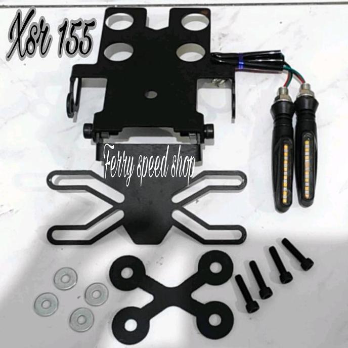 Promo Paketan sen led running plus tail tidy Xsr 155 Xsr155 / Sein led plus dudukan plat belakang  X