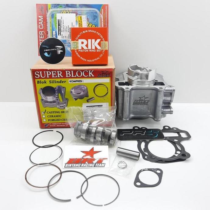 Promo PAKET BORE UP BRT BEAT SCOOPY VARIO 110 ESP CAST IRON Diskon
