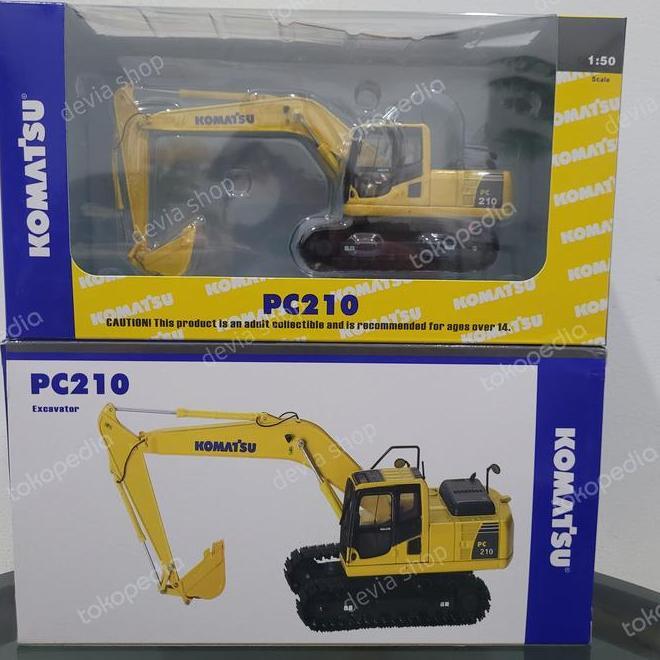 Miniatur Diecast Alat Berat Excavator Komatsu